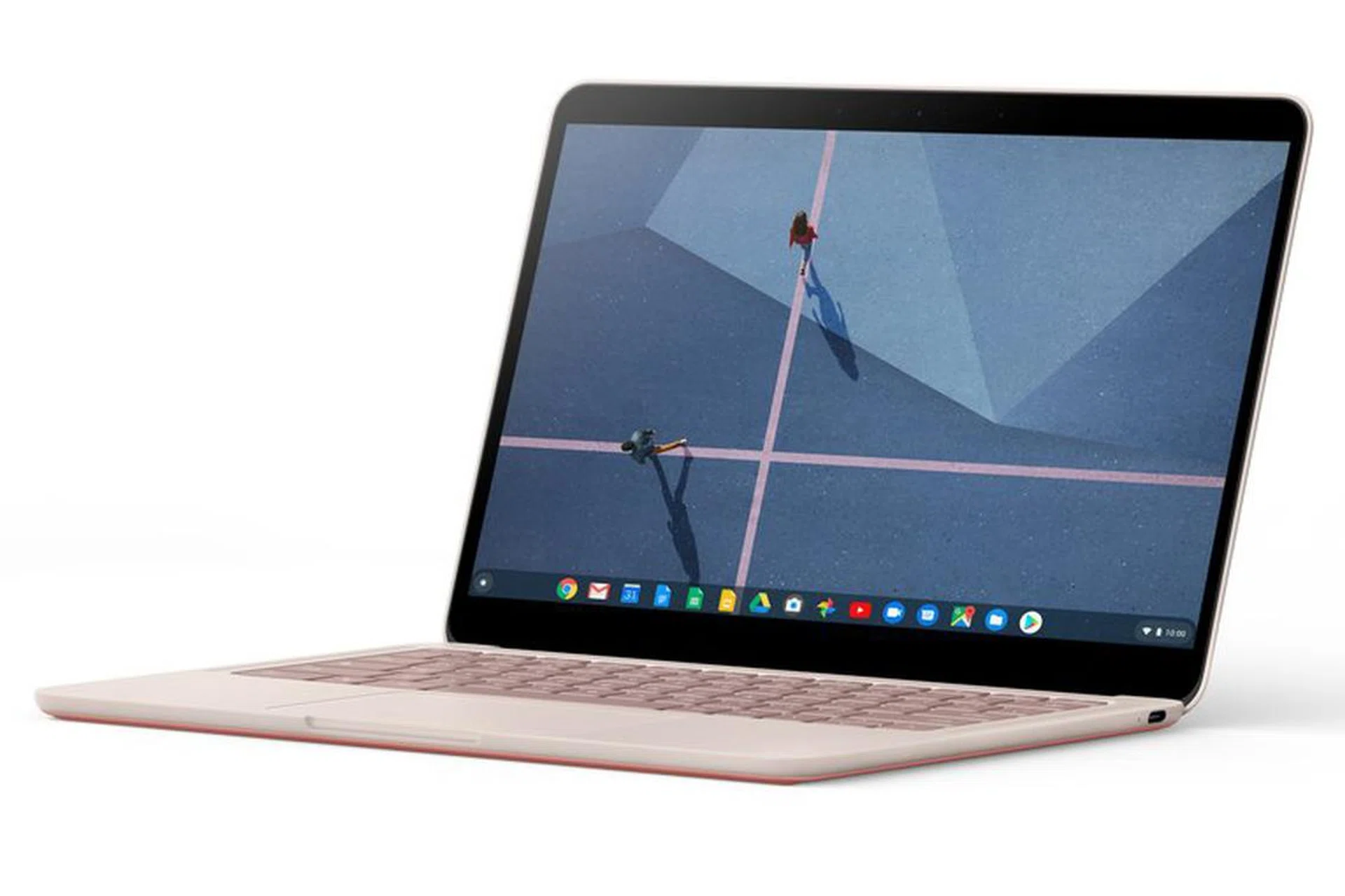 The Google Pixelbook Go in Not Pink (it totally is). (Image source: Google)