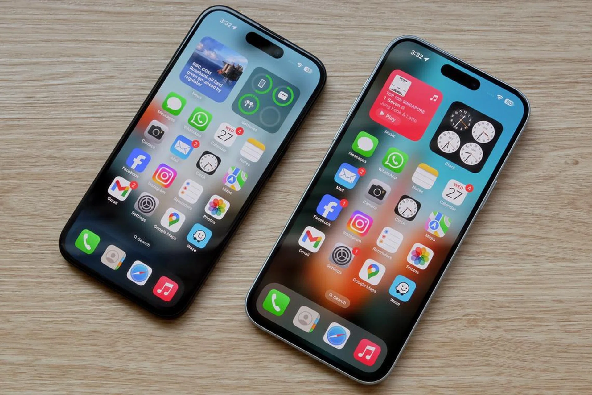 The Apple iPhone 15 and iPhone 15 Plus do not support refresh rates up to 120Hz and always-on display.