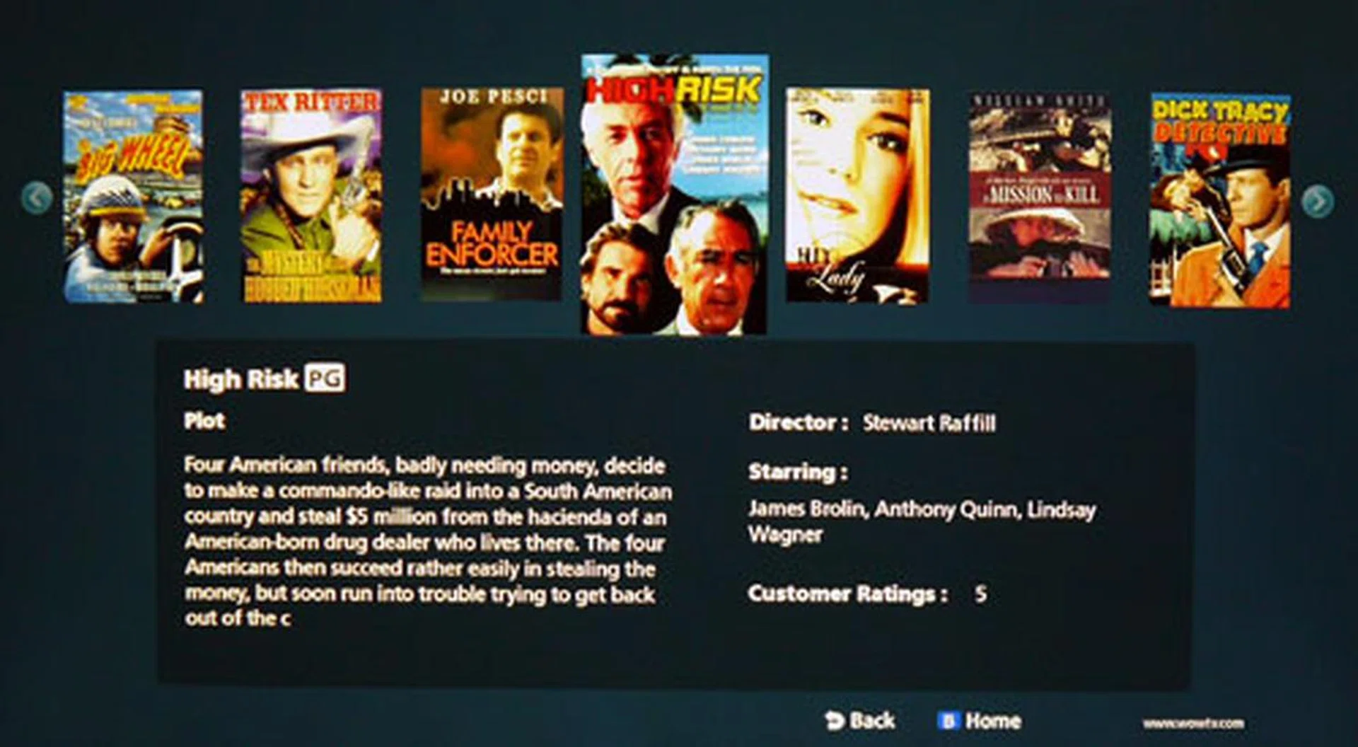 Video On Demand sites such as WOWtv has limited contemporary titles on its set list. Instead, most of its videos turned out to be Hollywood classics or film noir reels.   