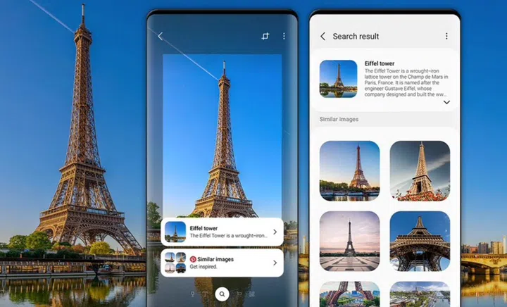 Samsung Bixby Vision.