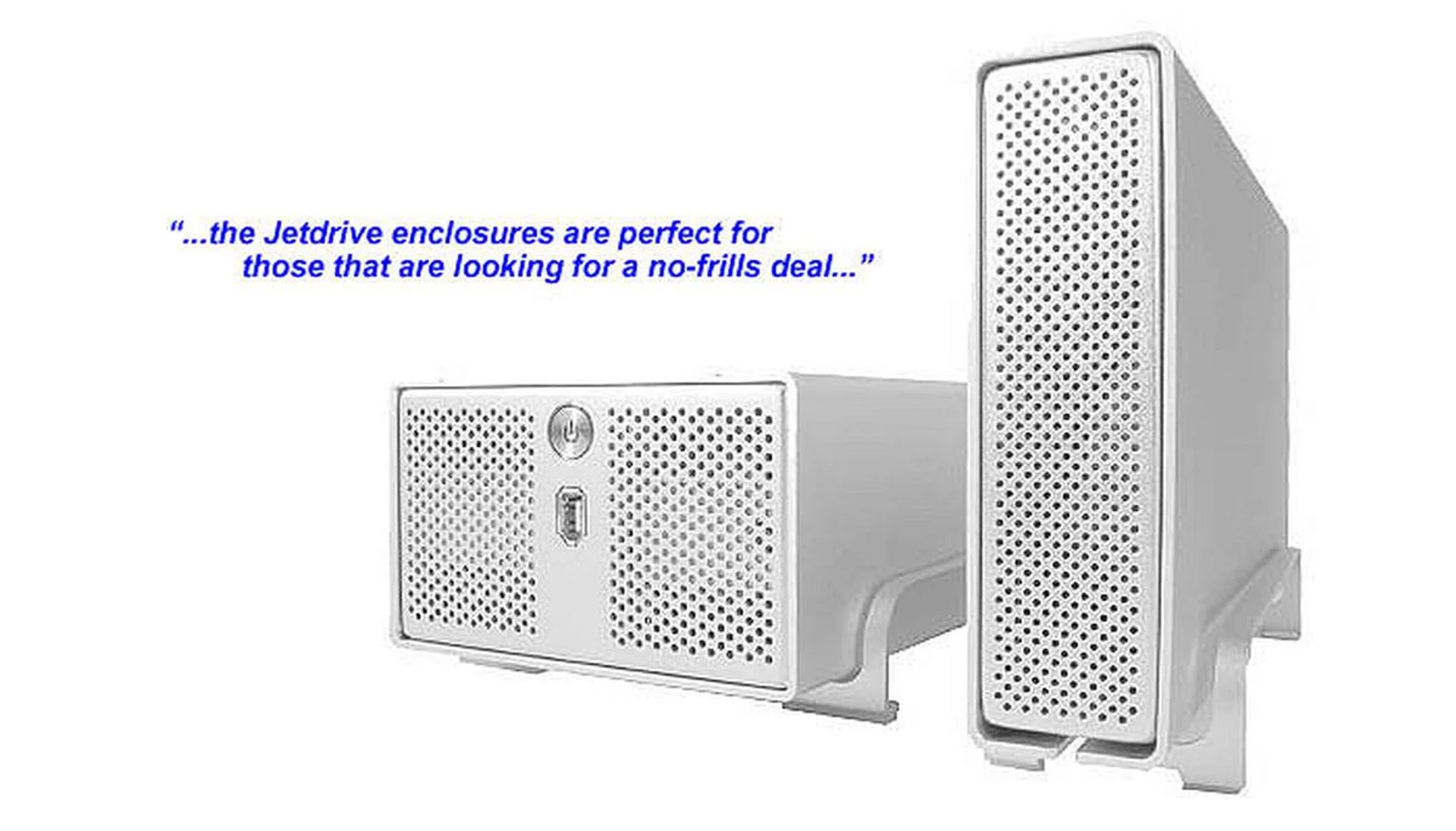 First Looks: Jetdrive Aluminum HDD Enclosures | HardwareZone Singapore