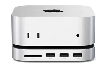 Satechi Mac mini Stand & Hub with NVMe Enclosure. Photo: Satechi