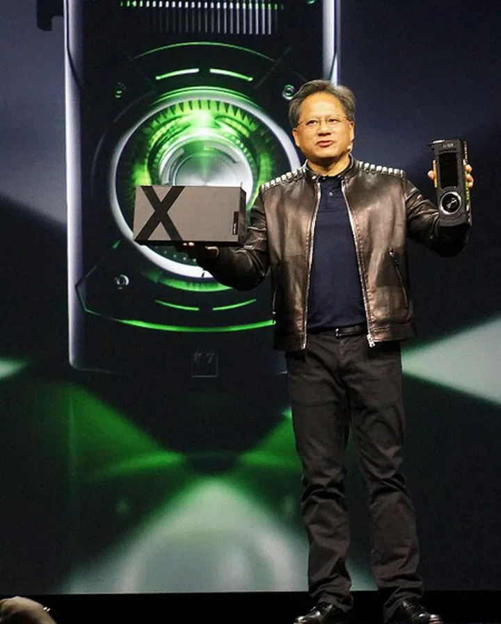 NVIDIA CEO and co-founder Jen-Hsun Huang, kick starts the GPU Technology Conference with the launch of the GeForce GTX Titan X.
