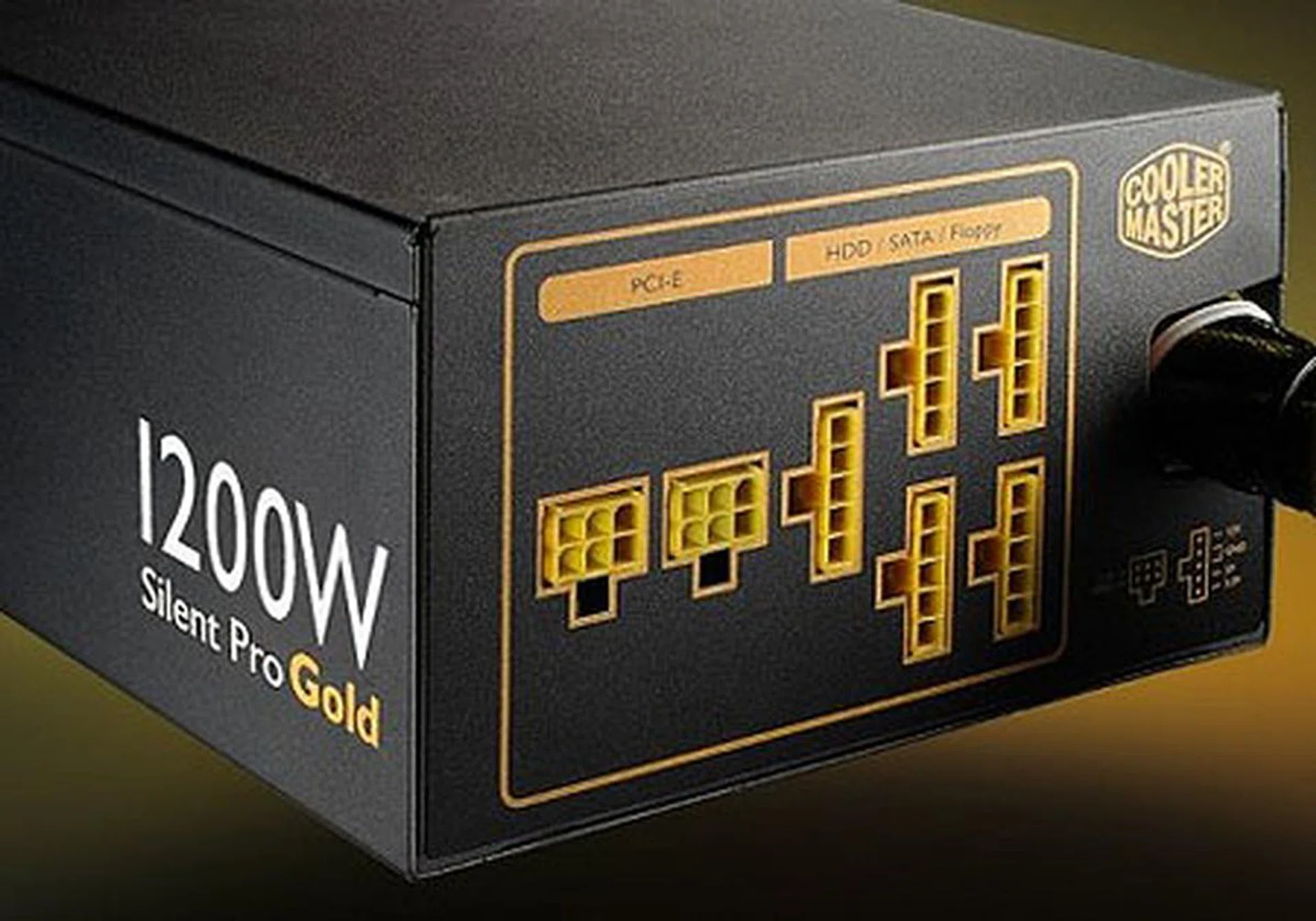Modular cable management means you only plug in the cables that you really need. 