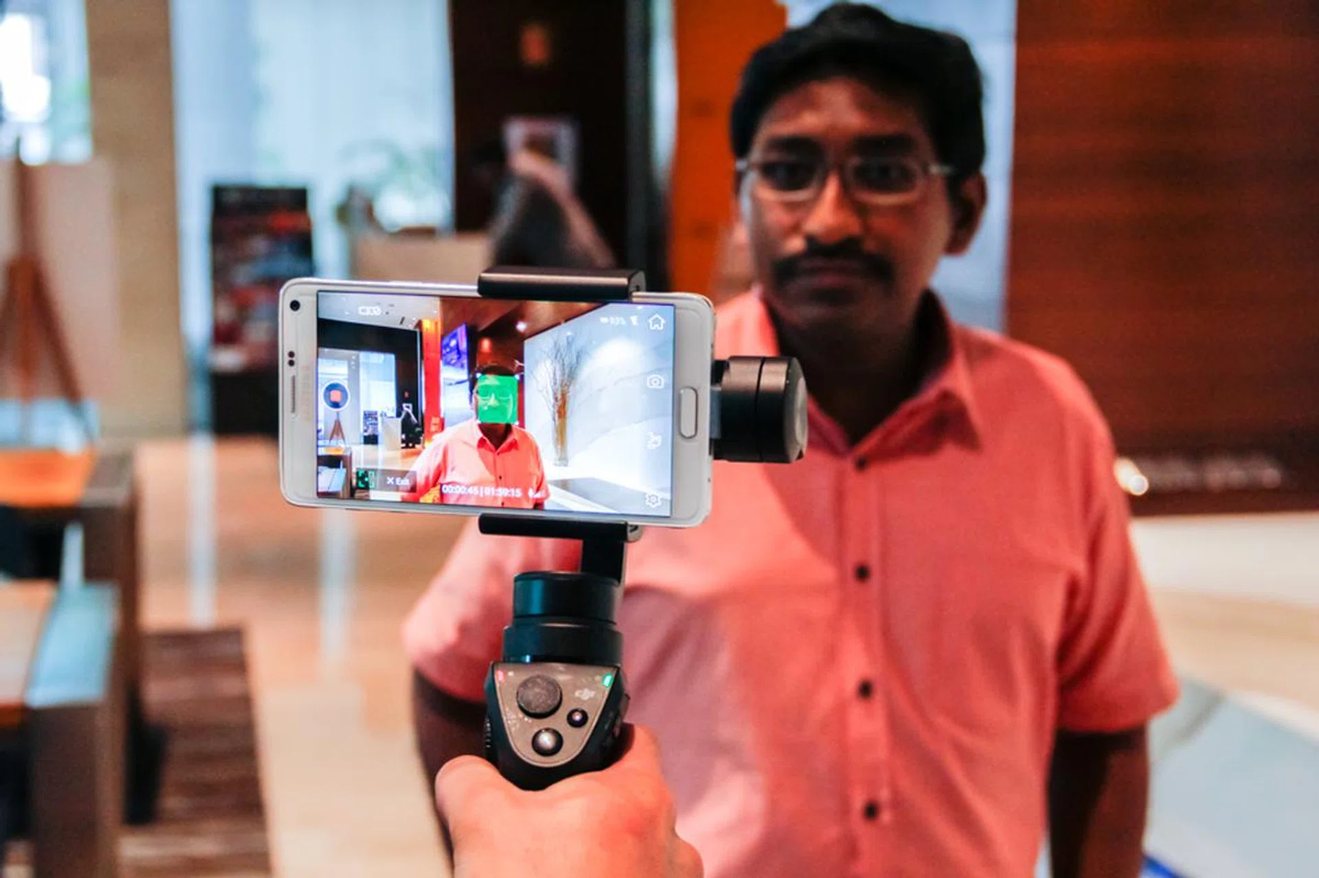 The ActiveTrack feature lets you lock onto a subject by drawing a green box over it; the camera will automatically track and focus on this subject wherever it moves.