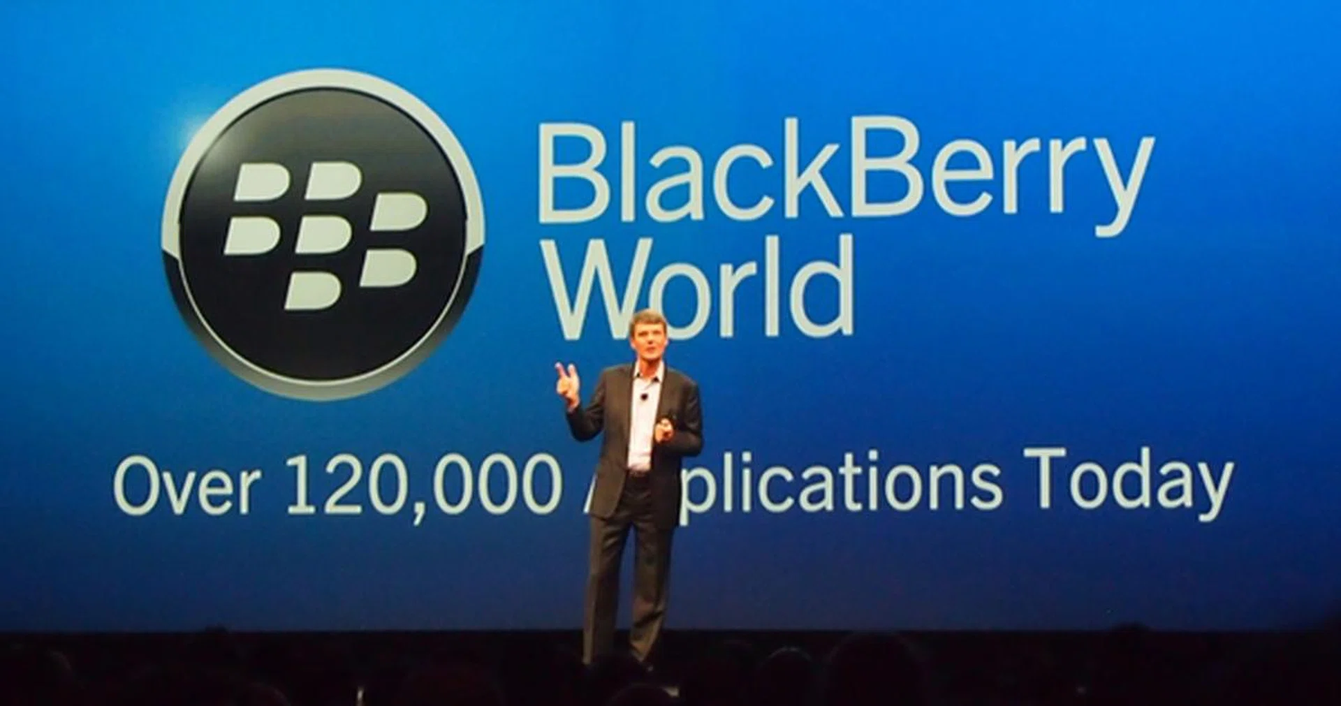 The total number of apps in BlackBerry World increased from 70,000 in January 2013 to over 120,000 in May.