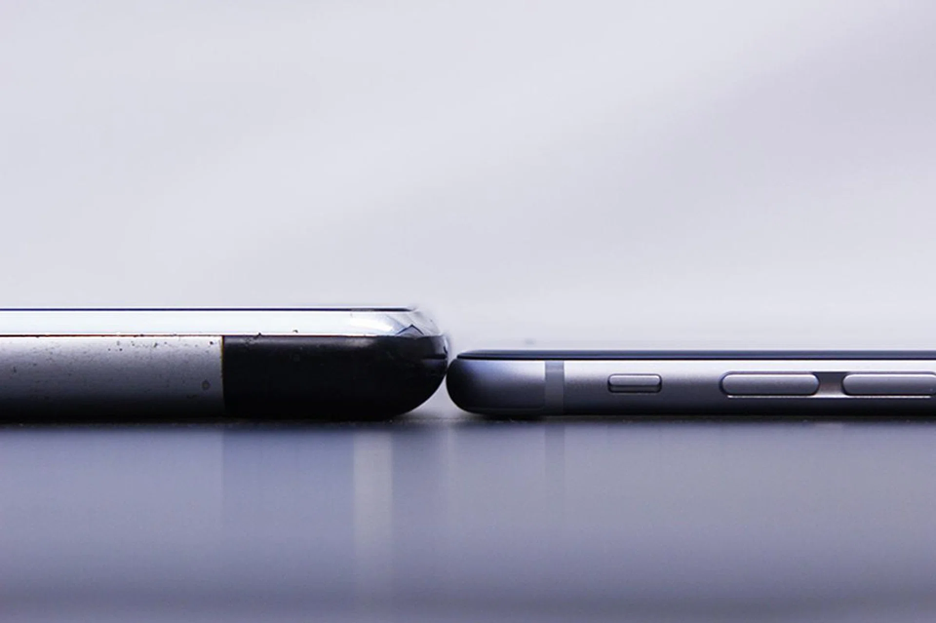 What a difference seven years make. You've lost a lot of weight, iPhone!