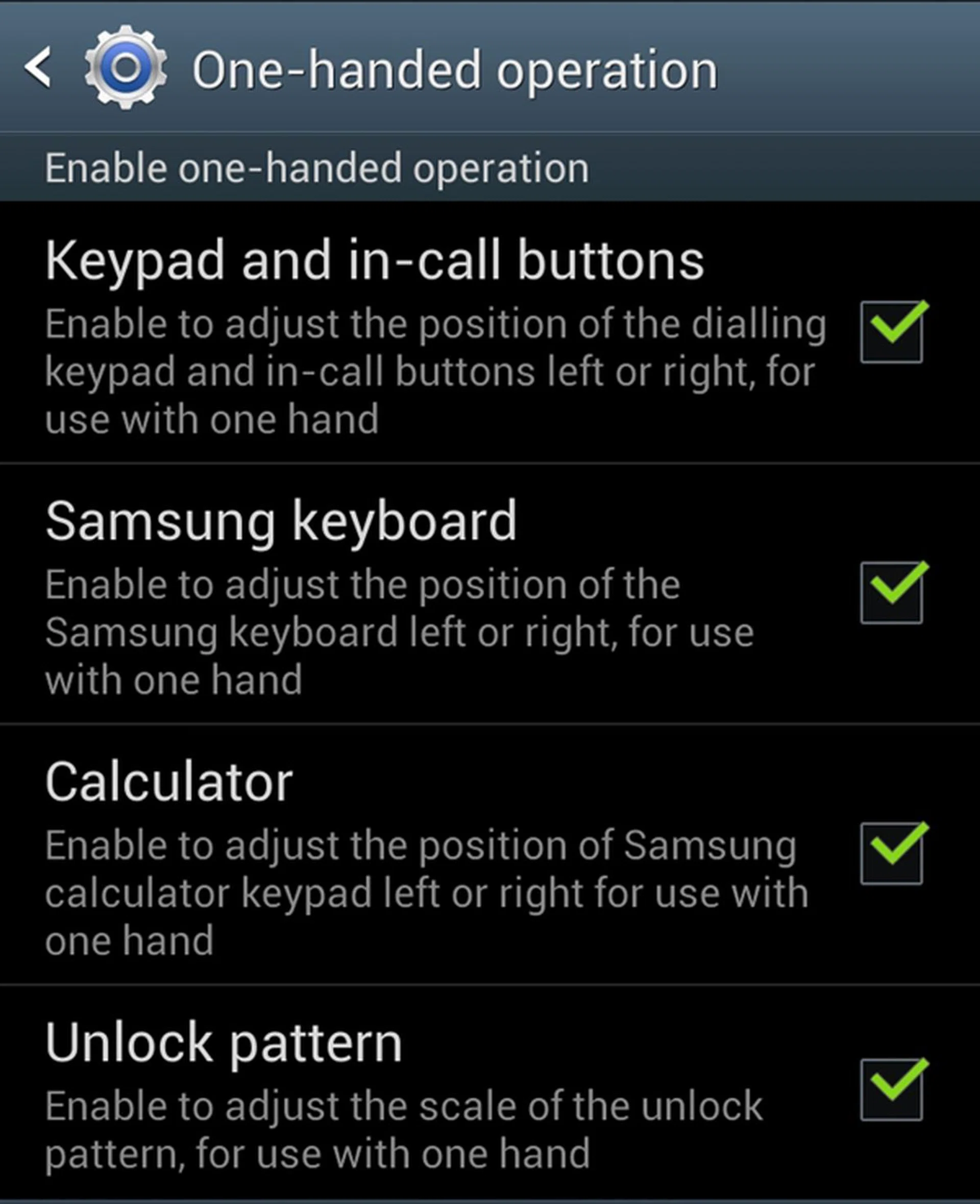 You can choose which to activate according to your preferences. Based on our time with the Galaxy Note II, we found the Samsung keyboard option to be the most practical among the four.