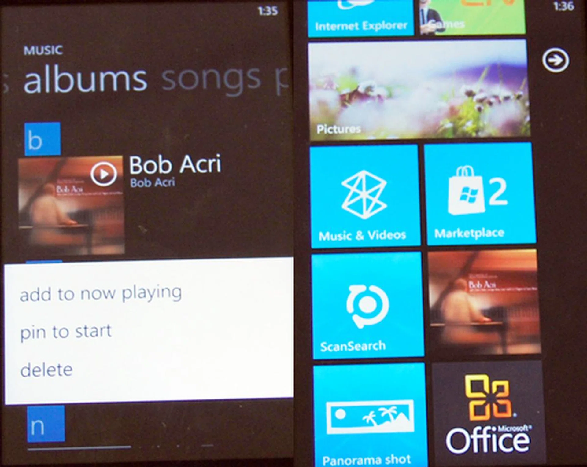 You can pin your favorite songs onto the home page.