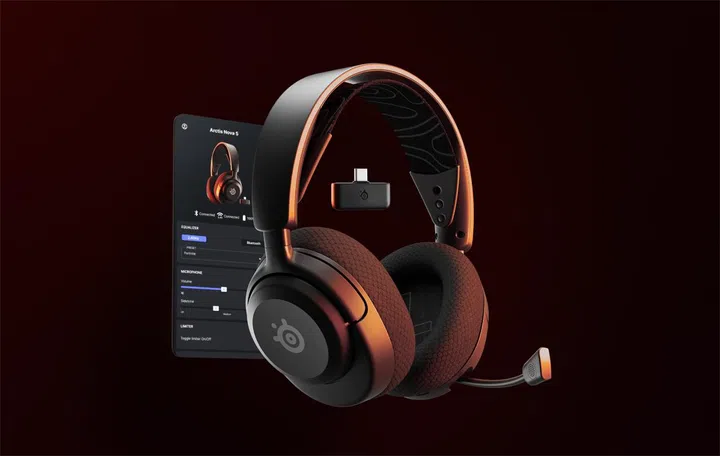 Companion app for the Nova 5 lets you handle audio presets in real time. Image: SteelSeries.