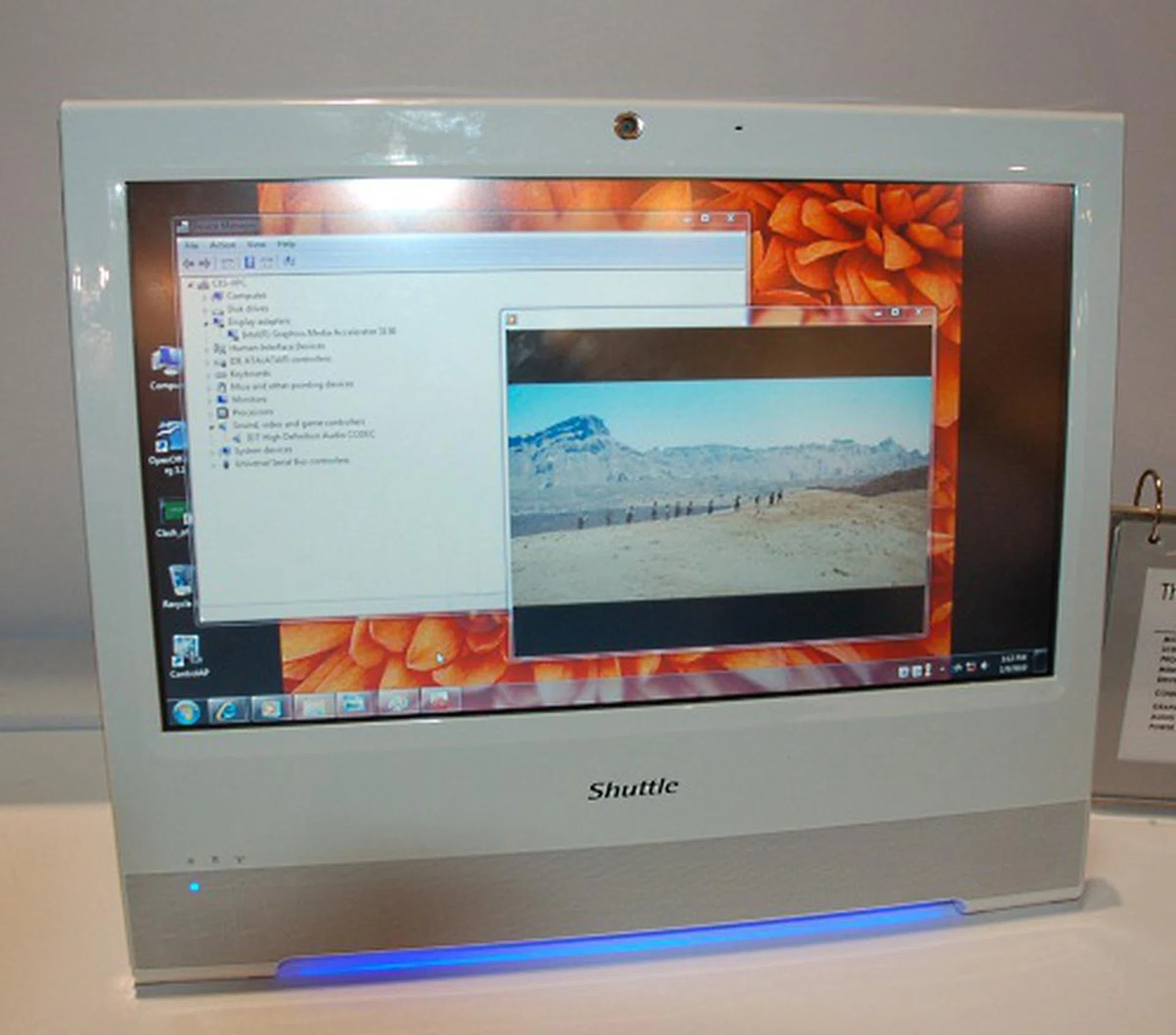 Now with Intel dual-core Atom D510 inside, the Version 2 of the Shuttle X50 All-in-one now comes with multi-touch too, though the other specs are quite standard and ordinary.