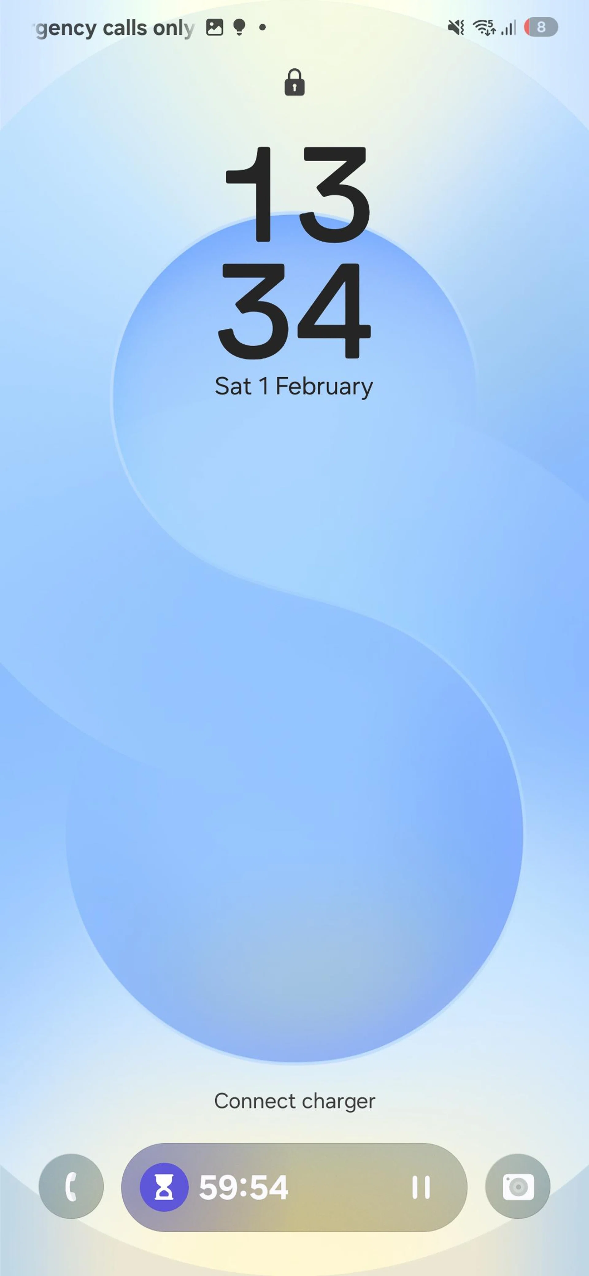 Timer in the Now Bar. Photo: HWZ.