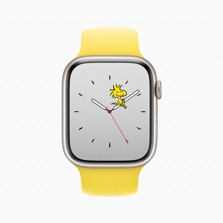 Snoopy and Woodstock are now an Apple Watch watch face.