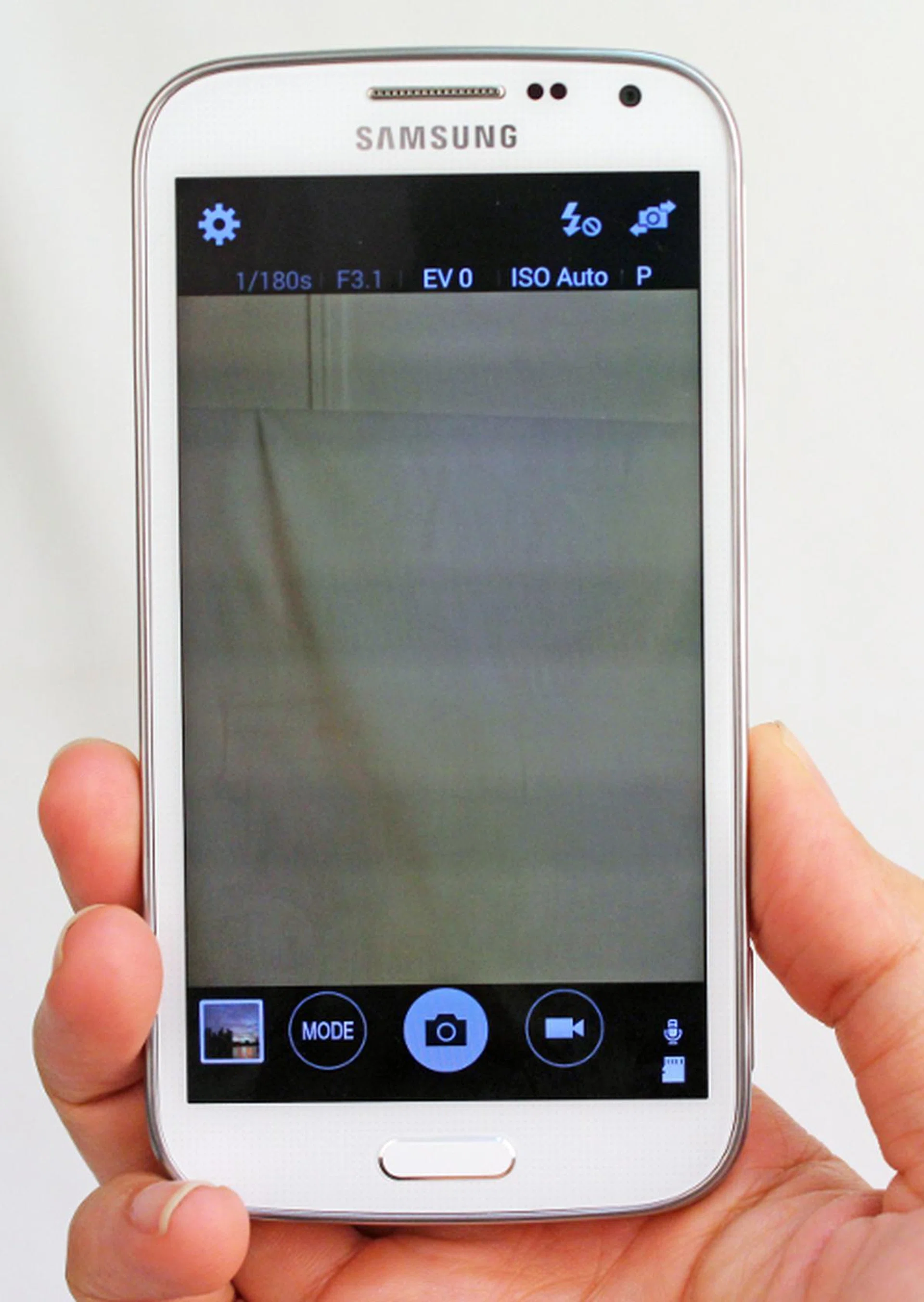 You will be more likely to use the virtual shutter button when shooting in portrait orientation, since it will be difficult to press the physical shutter release button with your thumb.