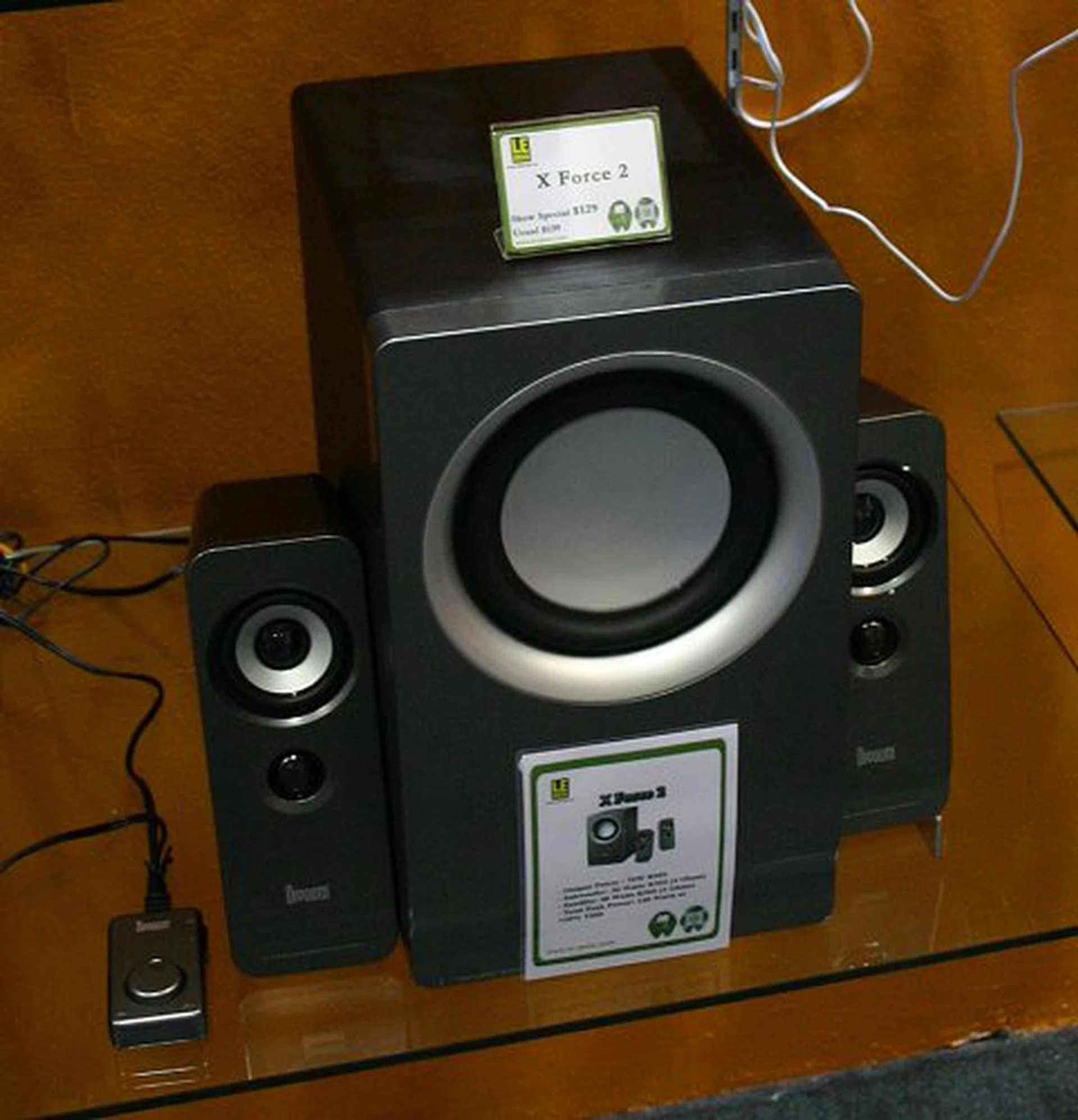  We were caught out by the bass performance of the Divoom X Force 2 when making our rounds. This $129 2.1 speaker system packs a strong punch that will be appreciated by people who enjoy blasting dance music.  