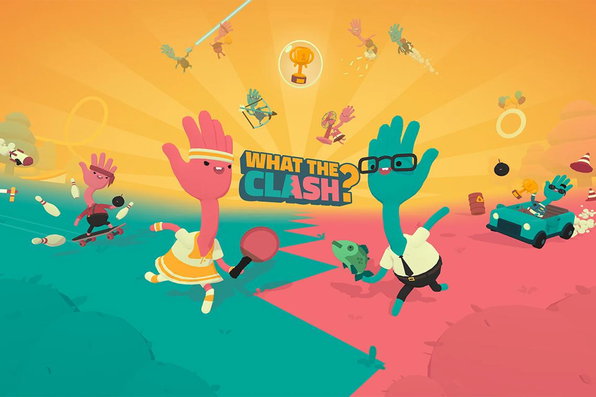 WHAT THE CLASH? is Triband's newest entry into its award-winning WHAT THE GAMES? series. Photo: Apple.