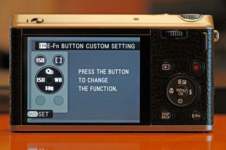 You can customize which button maps to which secondary function with the E-Fn button.