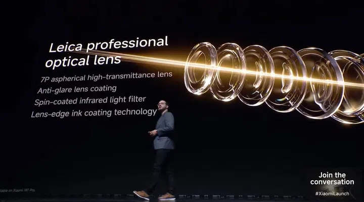 The main cameras on both models have a Leica Summilux lens, which comes with all these lens optimisations. Screenshot: Xiaomi.