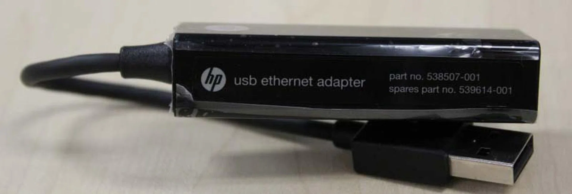 As the chassis is so thin, sacrifices had to be made. One of them is the lack of an Ethernet port. HP provides an Ethernet adapter free because of that. It plugs into any of the USB ports, which means if you use it, you will have one less USB port free.