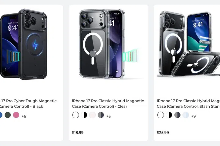 ESR cases for the Apple iPhone 17 Pro.