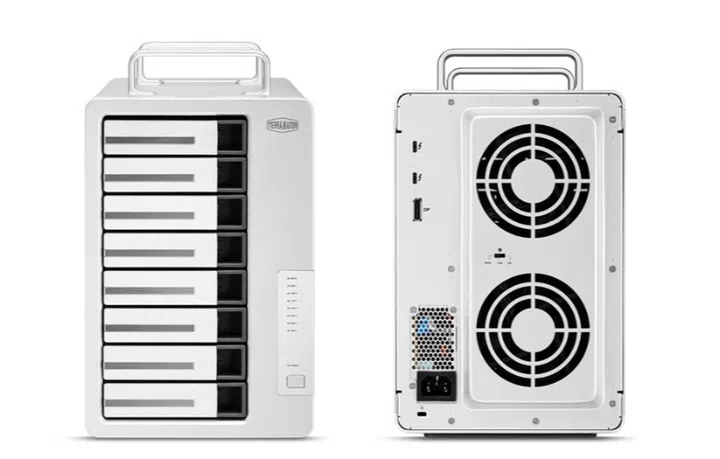 The upgraded device is 30% faster than its predecessor. Image courtesy of TerraMaster. 