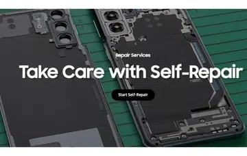 Right now only a limited number of devices and repairs are available. Image source: Samsung. 