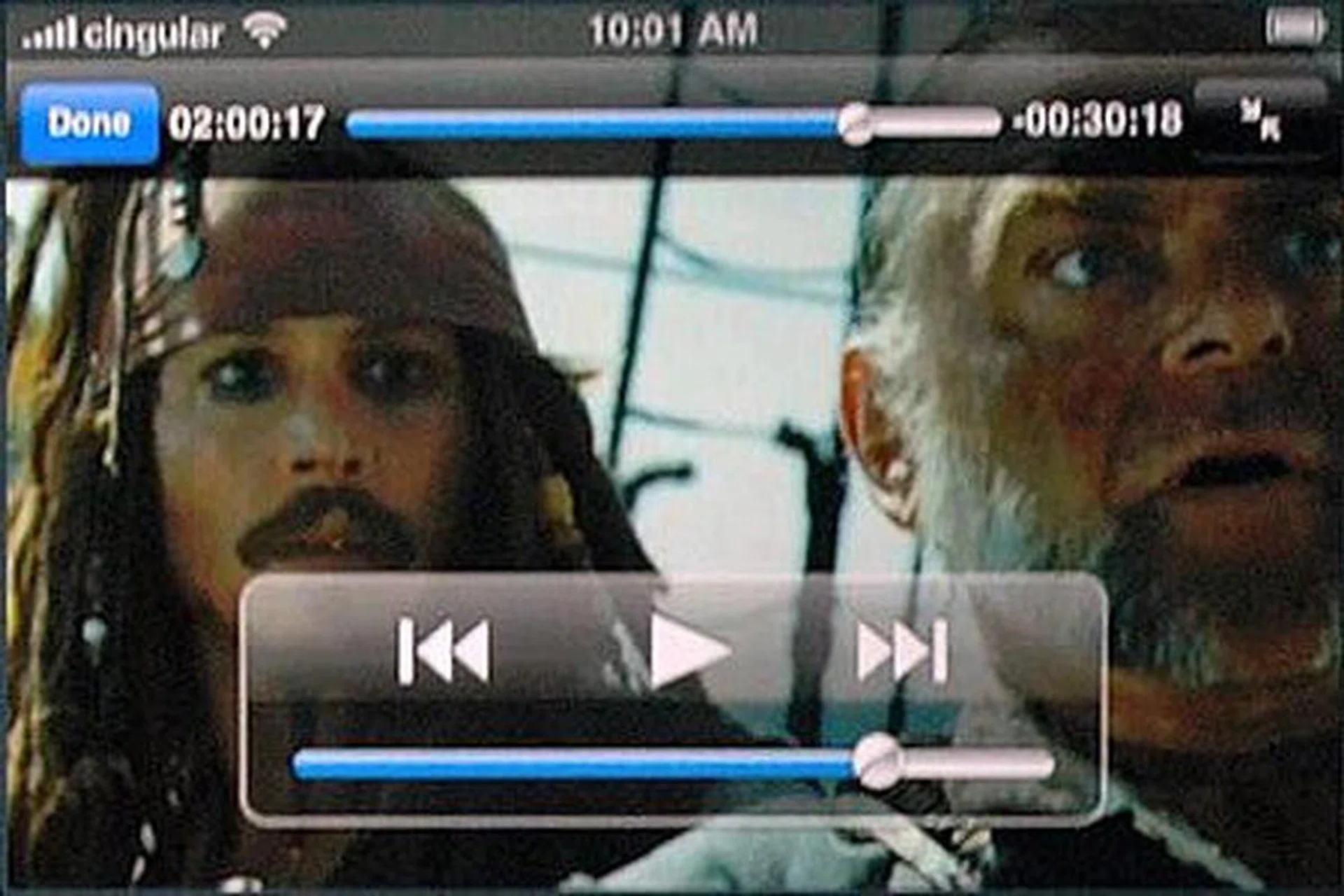 Turn your iPod into a landscape orientation, and you get a widescreen, video-capable iPod too!