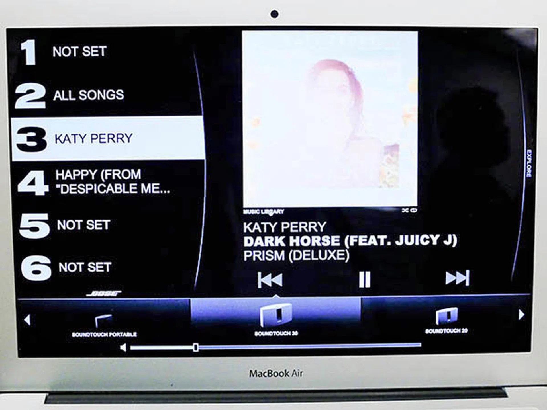 The SoundTouch App breaks things up to 6 stations.