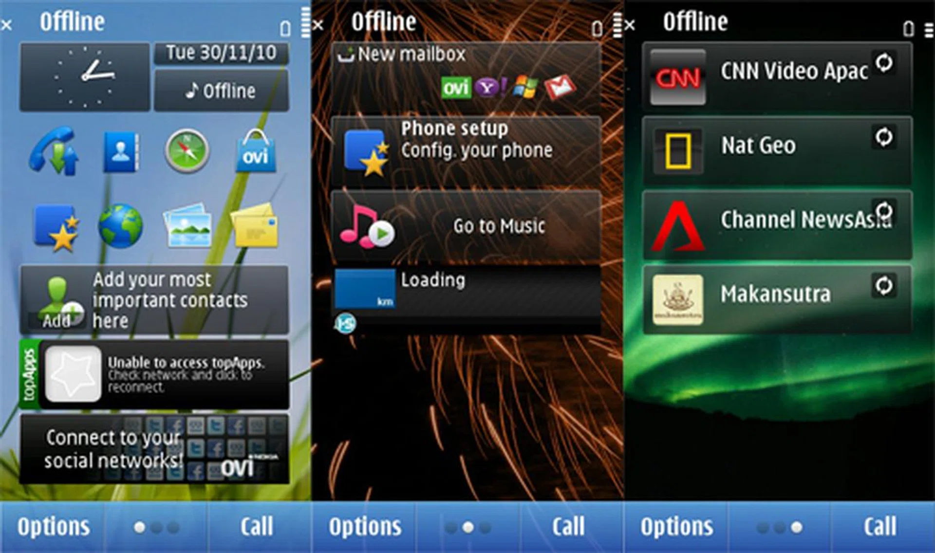 The addition of two pages to its home screen gives more room for new widgets such as Missed Notification. Not by much, but it's better than nothing.