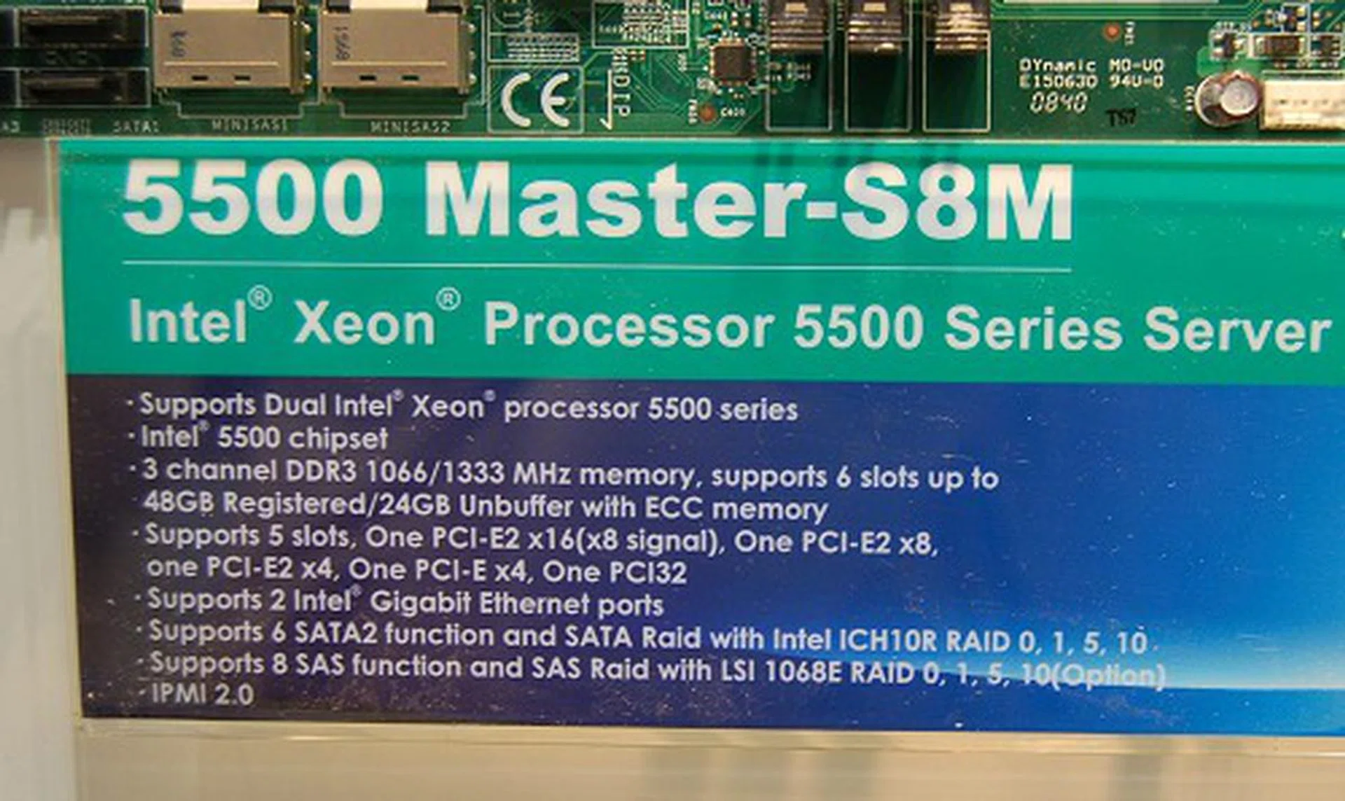  These are the specs of the MSI 5500 Master-S8M.  