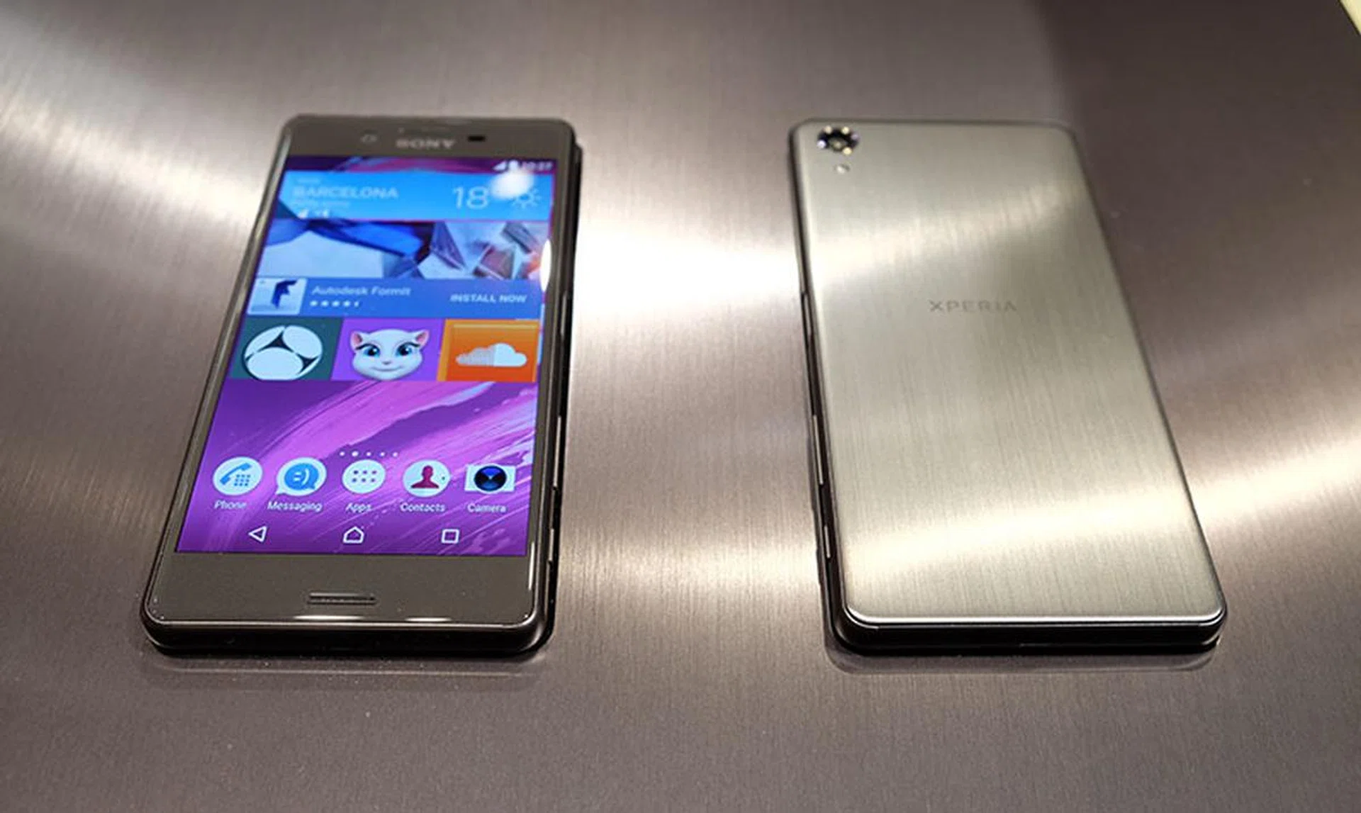 Xperia X Performance black brushed metal