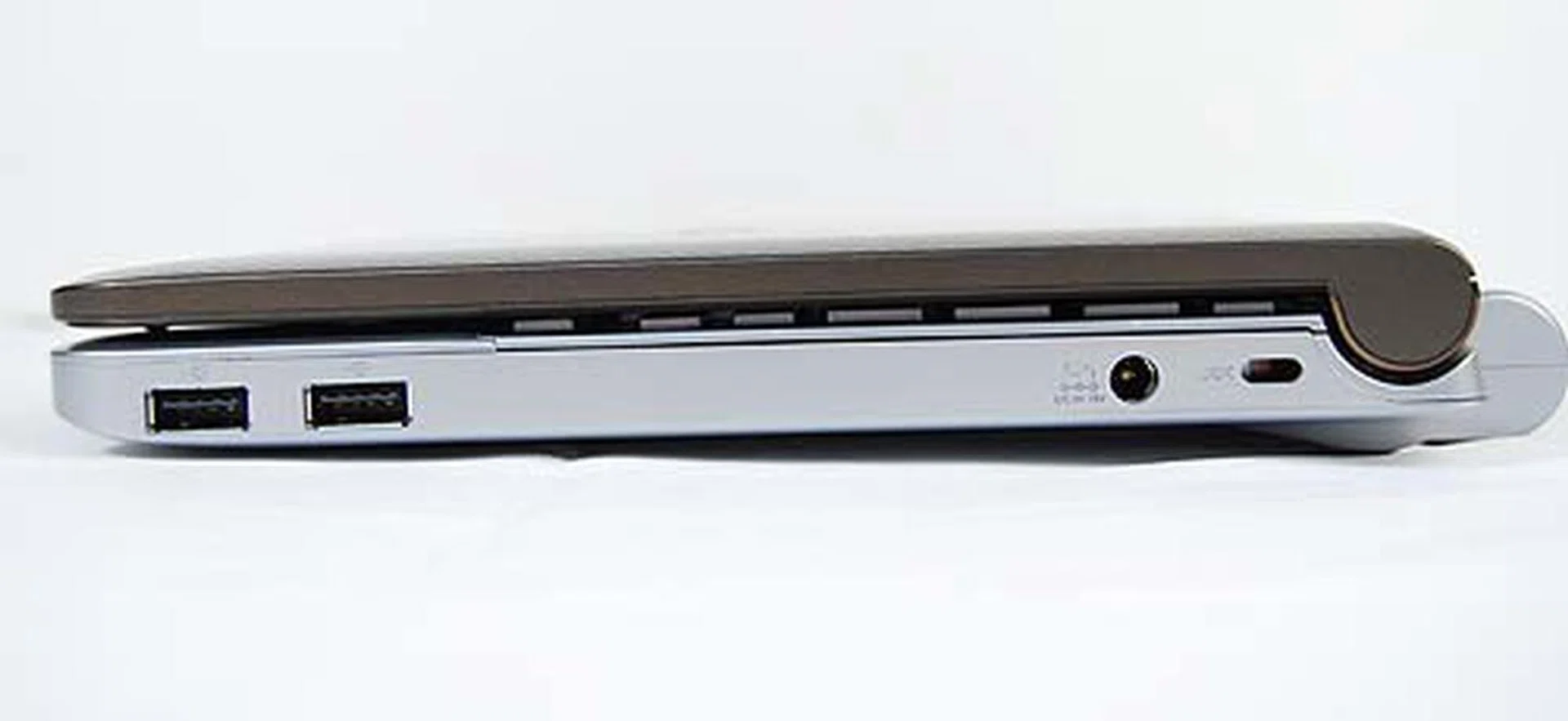 The right side also remains clean with just two USB ports.