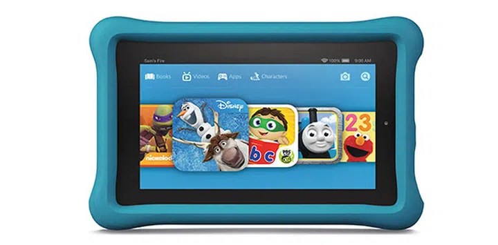 The Fire Kids tablet ships with a special kid-proof case. (Image Source: Amazon)