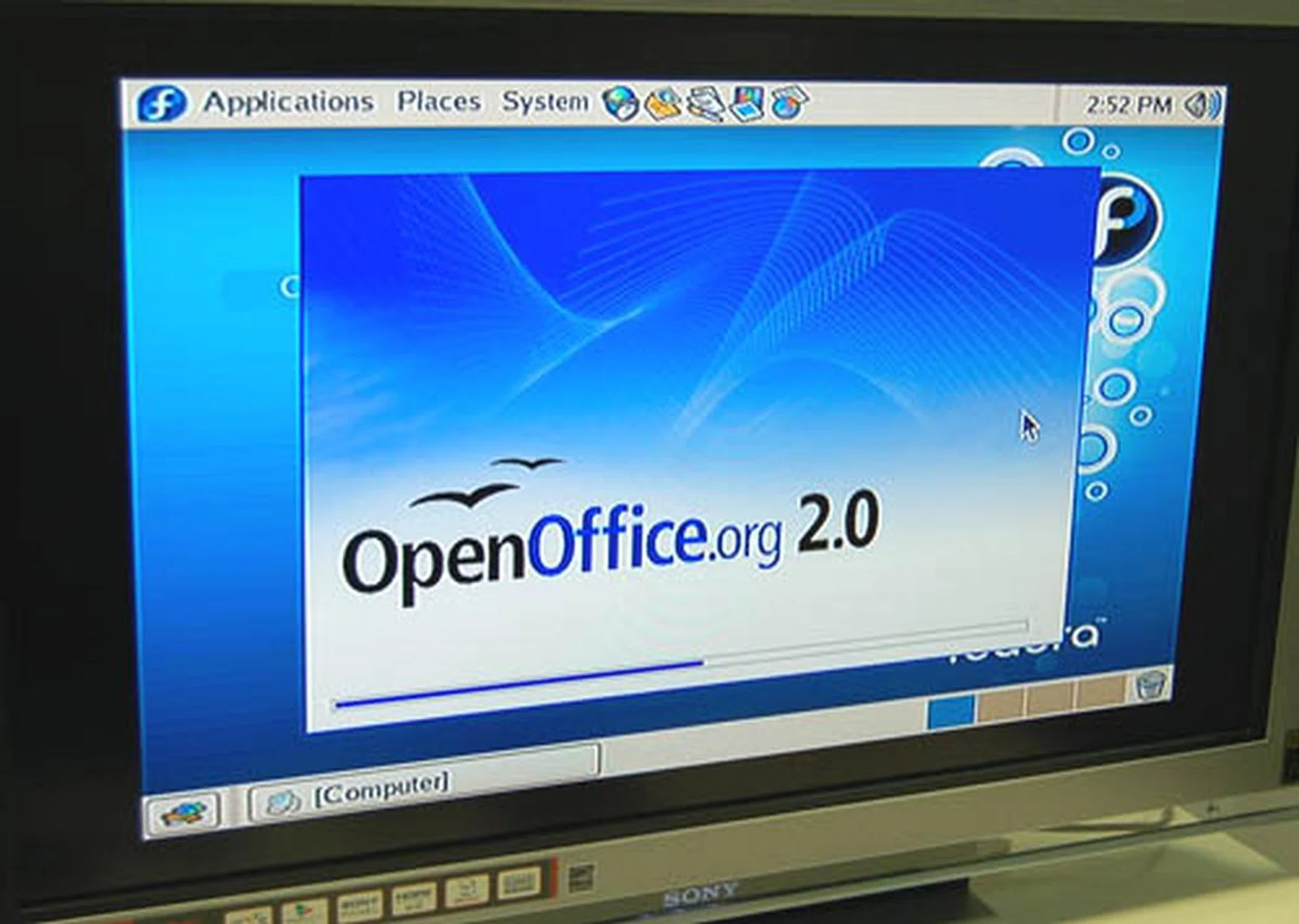It took a while to get Open Office started and the result of that wasn't too impressive either.