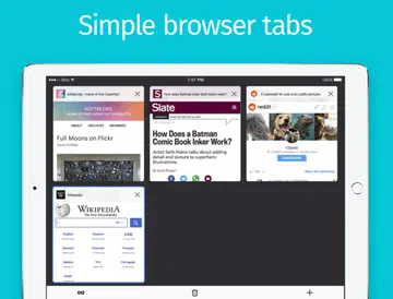 The Firefox browser is now optimized for the iPad.