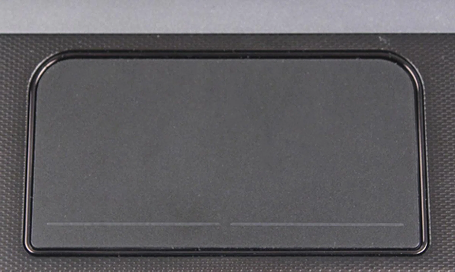 The trackpad is clickable, but quite small, due to the amount of space taken up by the sliding mechanism. 