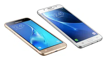 Samsung Galaxy J3 (left) and the Samsung Galaxy J5 (right).
