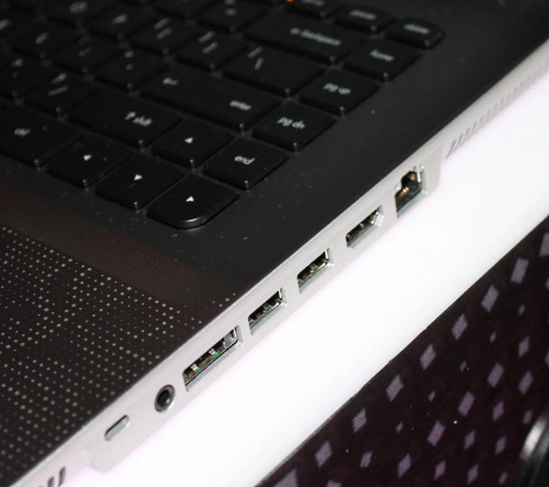 More connectivity ports on the ENVY 15 but like the 13, there's no internal optical drive.