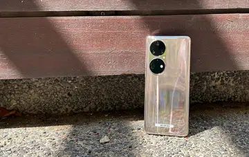 Huawei P50 Pro, gleaming in the afternoon sun.