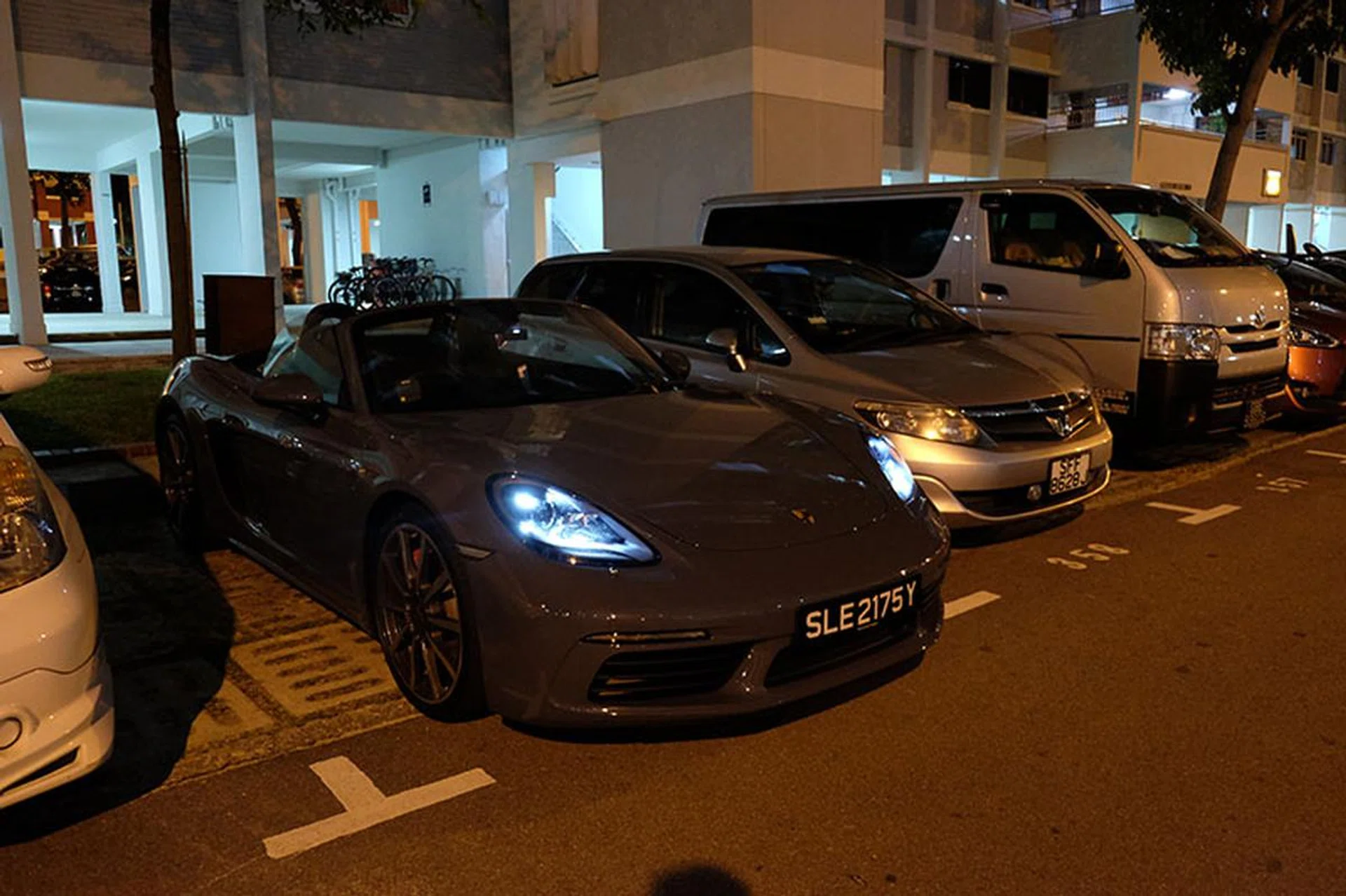 The carpark was, predictably, packed and full of Pokémon trainers pacing about.