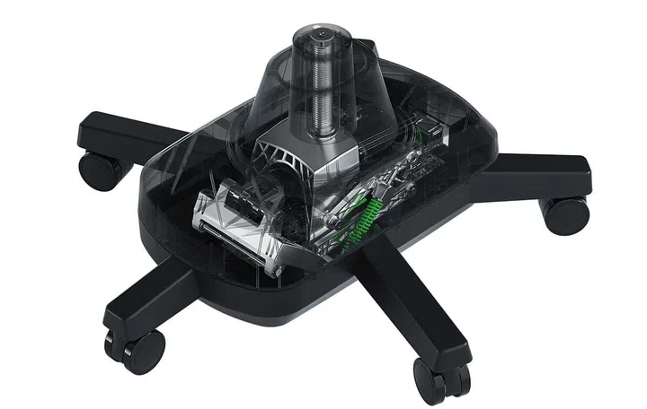 What's inside the base of the Enki Pro Hypersense. (Image source: Razer)