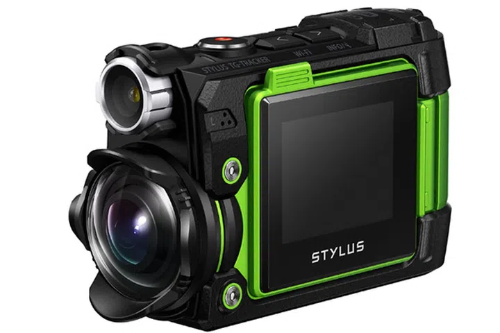 The LCD flips out and to the side for greater versatility.