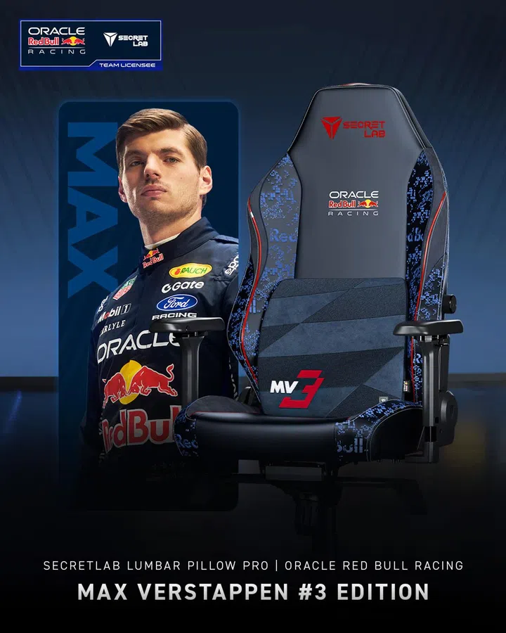 Secretlab Titan Evo Oracle Red Bull Racing Edition gaming chair