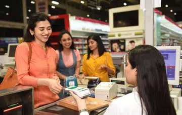 The platform in use. Image courtesy of Mastercard.