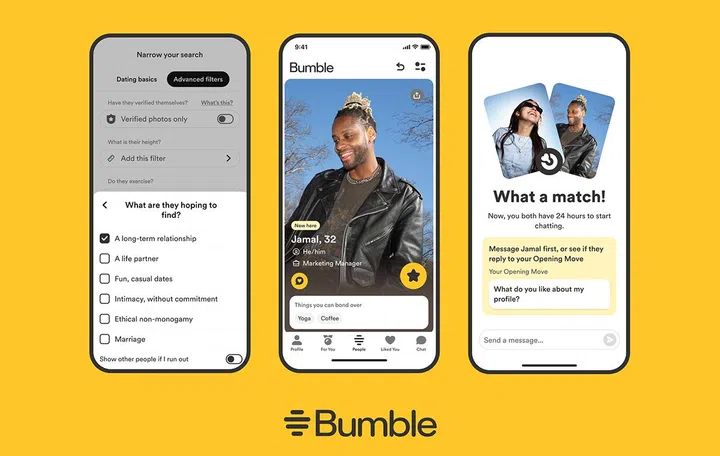 Bumble is getting a brand new Brand Identity. (Image Source: Bumble)