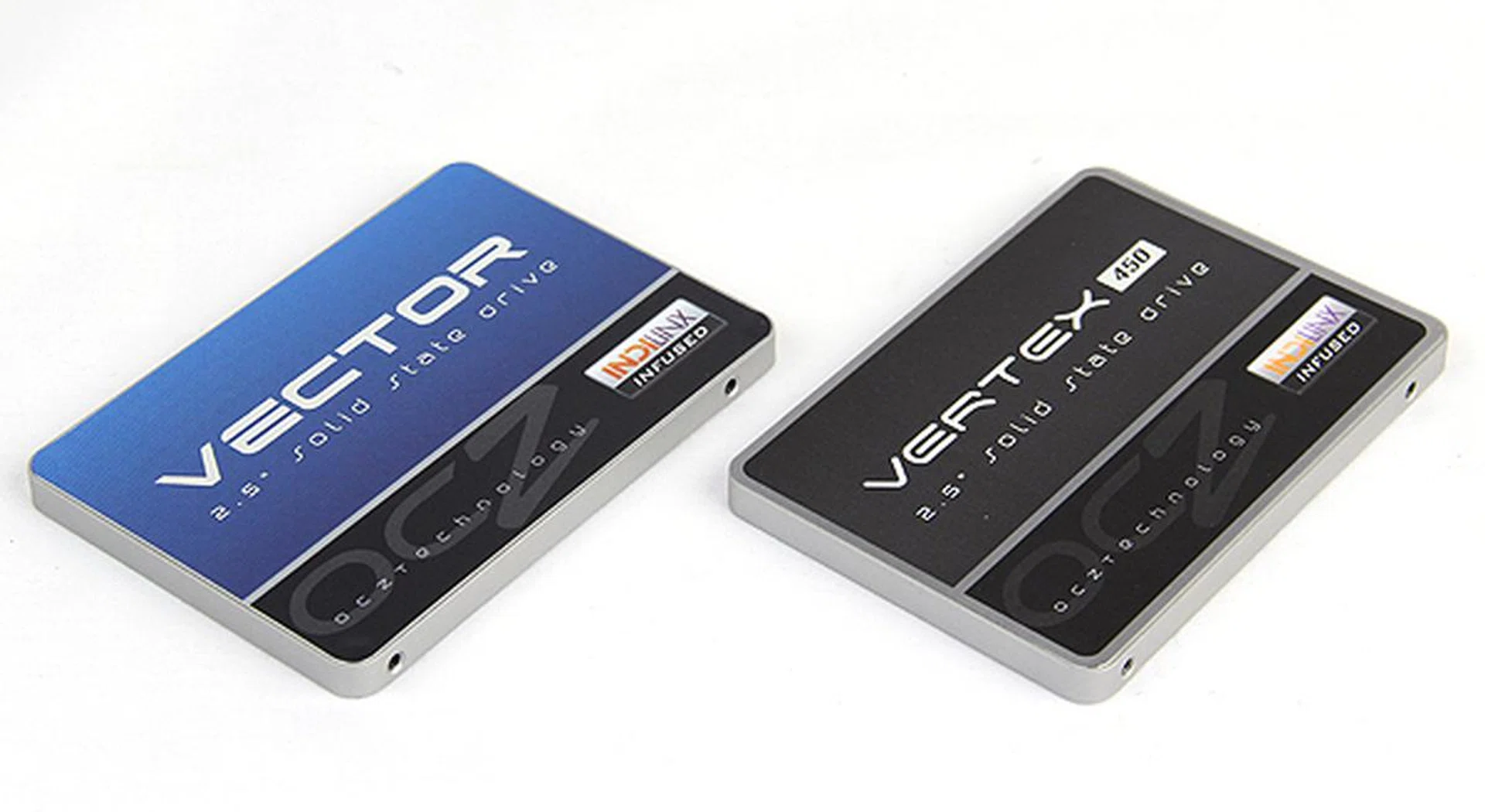 The new Vertex 450 and the Vector are nearly identical. Peel off the stickers and you can't tell which is which.
