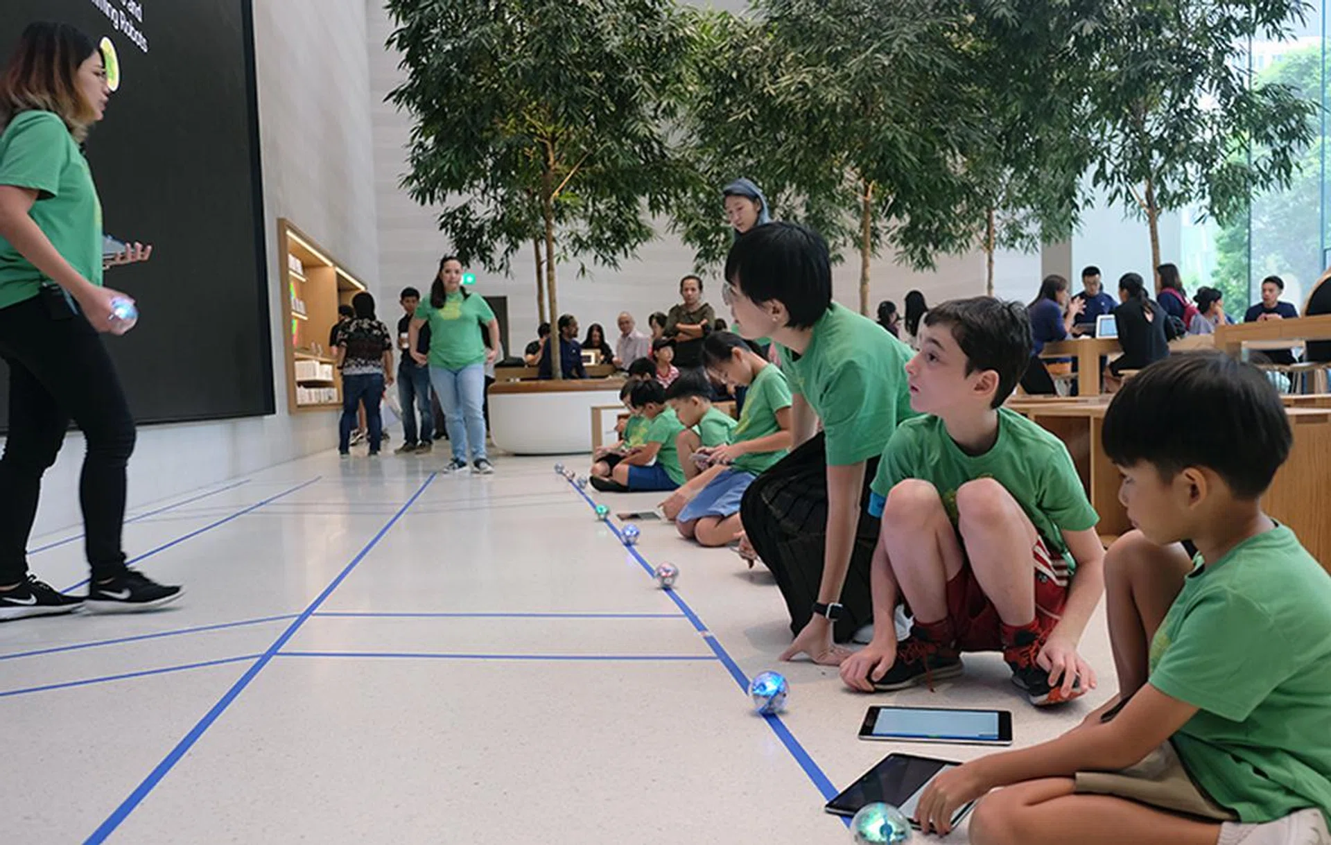 Getting ready for their first mission.