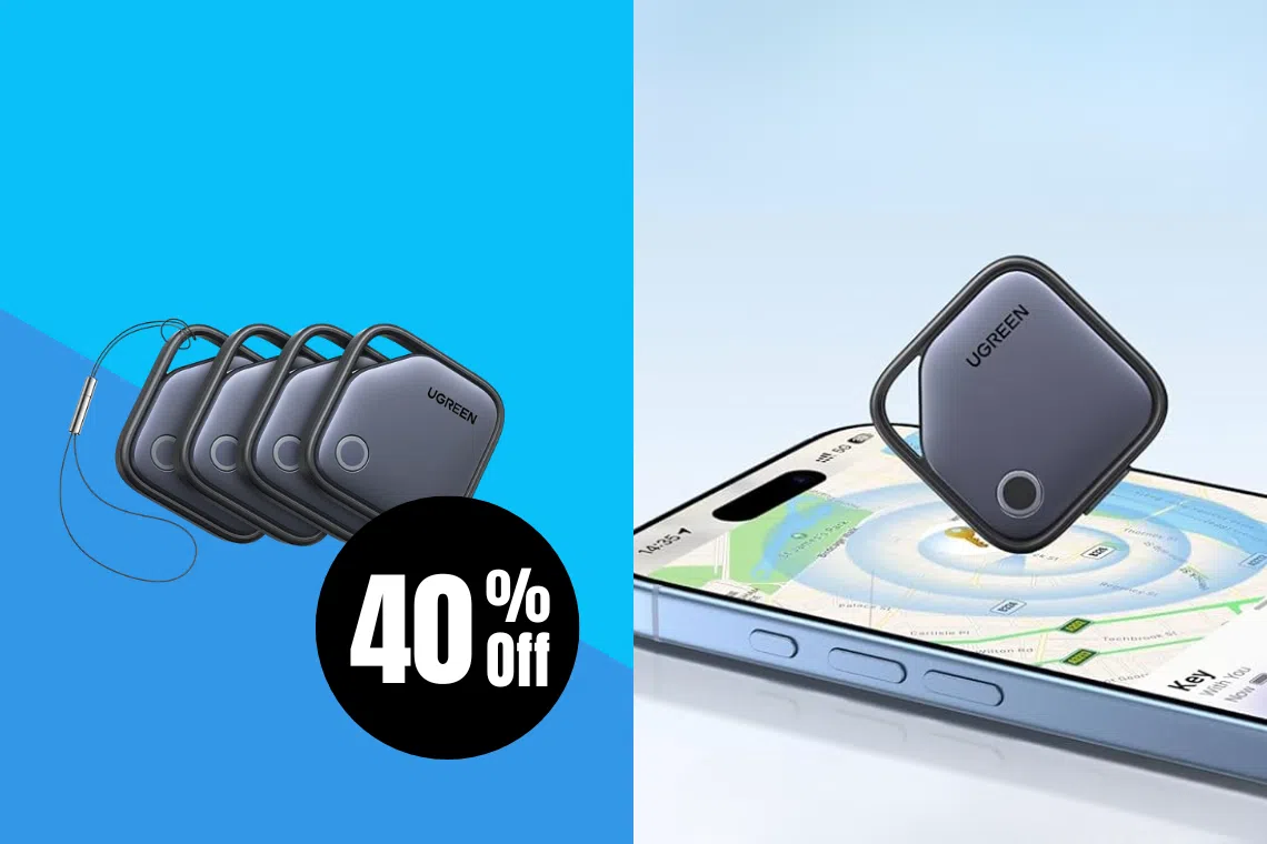 UGREEN FineTrack Bluetooth Tracker 4-Pack Available at 40% Discount