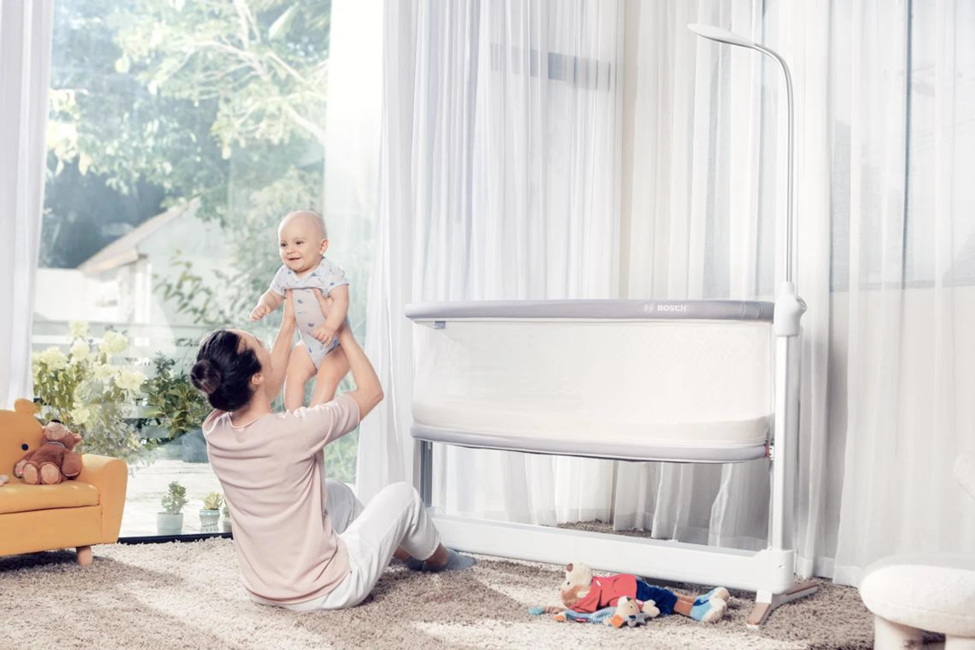 Bosch Revol smart crib. Photo: Bosch.