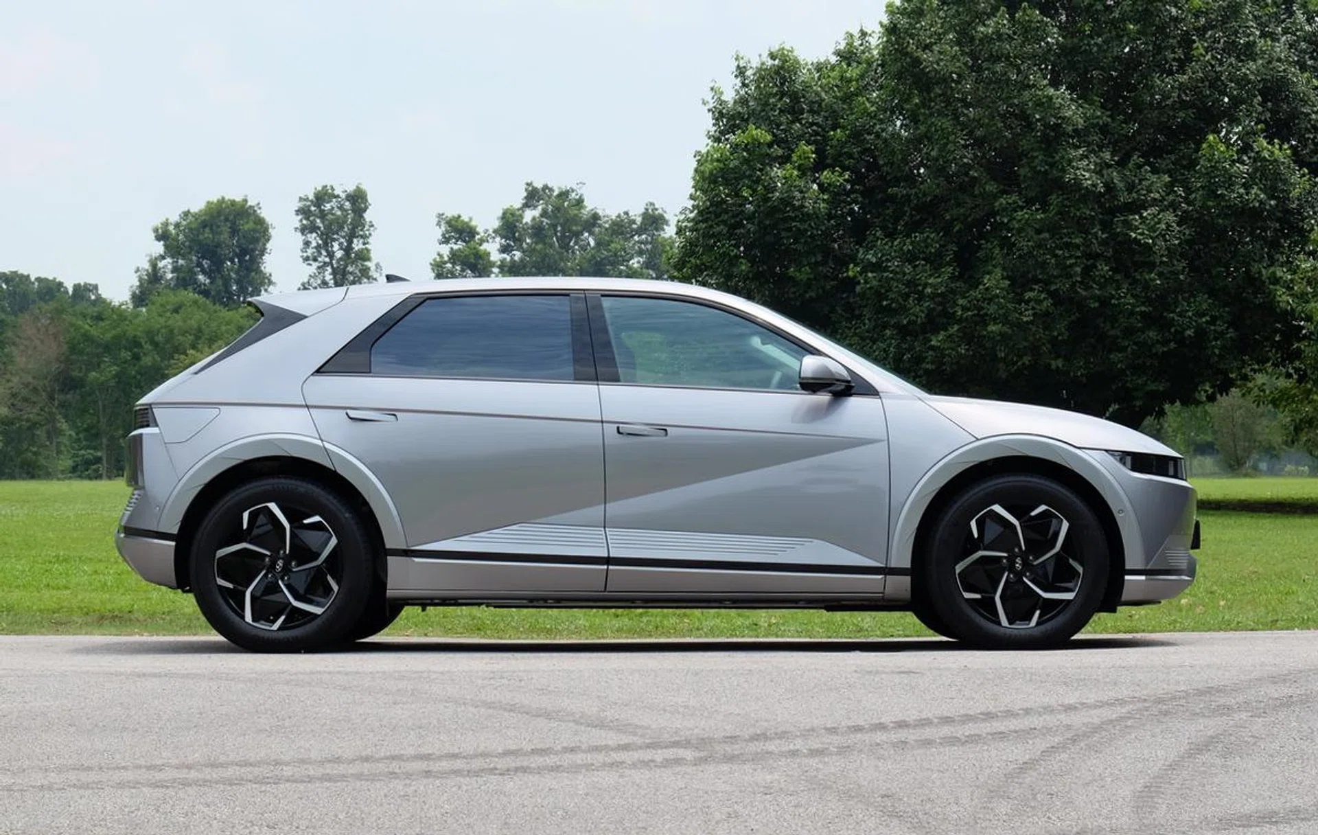 The Ioniq 5 looks compact but it's actually a rather large car.